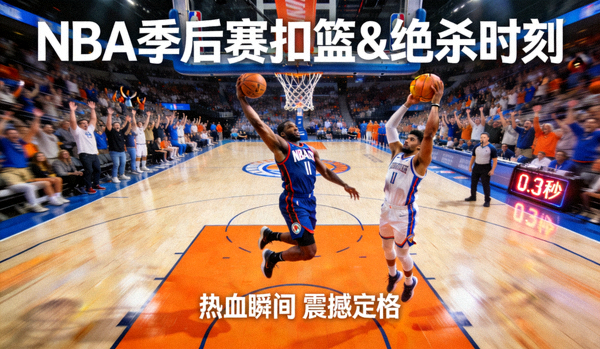 NBA季后赛扣篮与绝杀瞬间视频封面